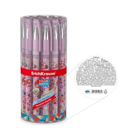 Ballic handle Erichkrause Colortouch Ladybug, node 0.7 mm, flu, blue ink blue-2