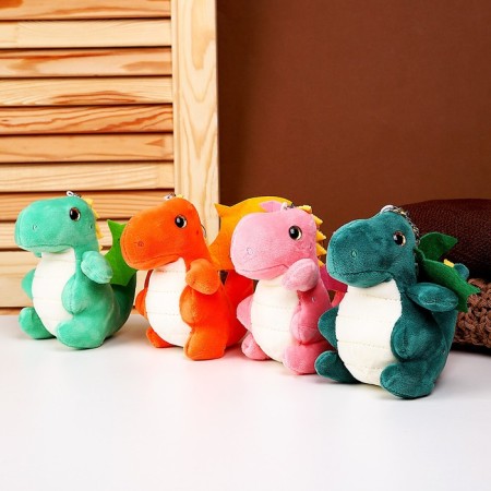 Soft toy "Dragon" on a key fob, 13 cm, color mix-2
