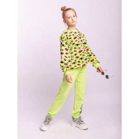 Sweatshirt for girls, height 158 ​​cm, multicolor color-1