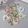 Set of buttons of decorative+ decor tree "Bicycles and mopeds" (set 12 pcs) 2x3 cm