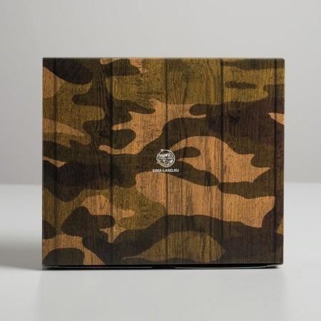 Confectionery packaging, box "Happy Defender of the Fatherland Day", 17 x 20 x 6 cm-3