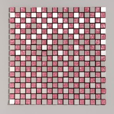 Self -adhesive panel 30*30cm mosaic cage pink