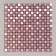 Self -adhesive panel 30*30cm mosaic cage pink
