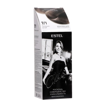 Claus for hair Estel Celebrity tone 7/1, ash-blonde-1