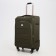 Small 24 suitcase "On a zipper, code castle, with extension, khaki color