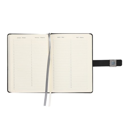 Leduced Diary A5, 160 sheets, Devente.denver, firmly cover of artificial leather with foam rubber, block 70 g/m2, gray-8