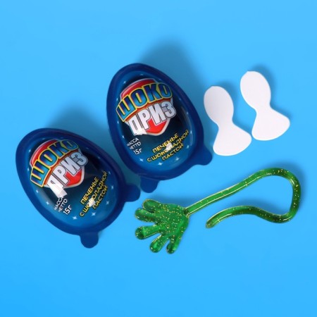 Cookies "Chocoprize XXL" with chocolate paste and toy, an egg-surplus egg, for boys, 30 g-3