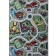 Palace Print Lunapark, 200x250 cm, green color, polyamide