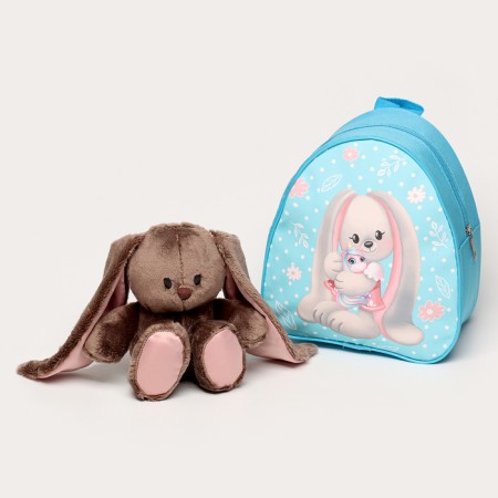 Soft toy in the backpack "Baby LI"-1
