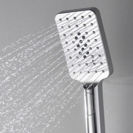Shower watering can Wasserkraft A126, 3 modes, ABS plastic, chrome-2