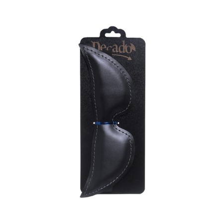 Mask soft closed acute Pecado BDSM, genuine leather, black-3