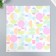 Scrapbooking paper bilateral "snake and bright circles" density 180 g 30.5x32 cm