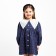 Children's dress with collar Kaftan, p. 38 (146-152 cm), blue