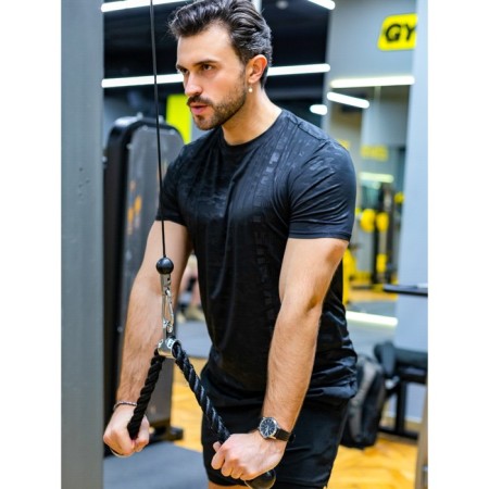 Sports T -shirt male ise, size 52, black color