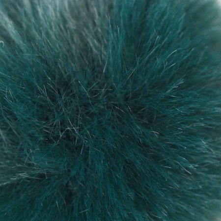 Pompon artificial fur "deep green" d = 7 cm-1