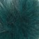 Pompon artificial fur "deep green" d = 7 cm