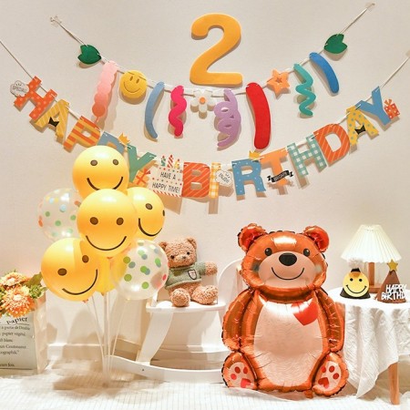 Foil ball 32 "Big Bear with Heart", figure-4