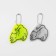 The reflective element "Cat Zhetushka", bilateral, 5.9 × 6 cm, color mix