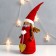 Interior doll "Angel in a red dress with a gold heart" 49x12x12 cm