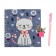 Notebook with a pen and a lock A5, a gift box, 45 sheets, in a ruler, on a crest, mix