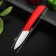 Knife ceramic shade "Simple", blade 8 cm, handle Soft Touch, red color