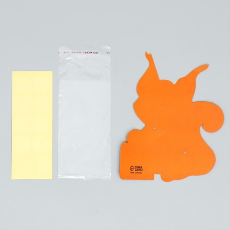 Package for sweets "Squirrel", 11 x 6 cm, New Year-2