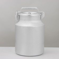 Aluminum can, 10 l, with a lid
