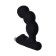 Erotist prostate vibro -stimulator, silicone, 15.7 cm, black color