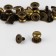 Holster screw D = 7.9/8.5 × 8.5 mm, 10 pcs, bronze color