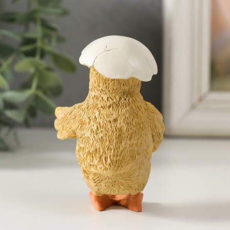Polystone souvenir "Chicken under a shell" 8.5x5x5.5 cm-2
