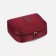 Cosmetic bag with lightning, burgundy color