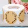 Craft stickers in the roll "frame", 500 pcs, 5 x 5cm