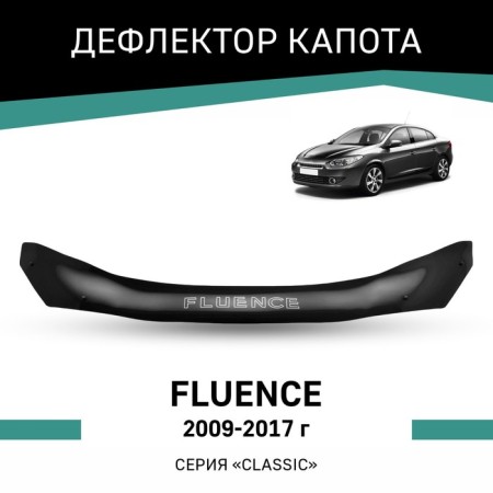 Defly hood deflector for Renault Fluence, 2009-2017