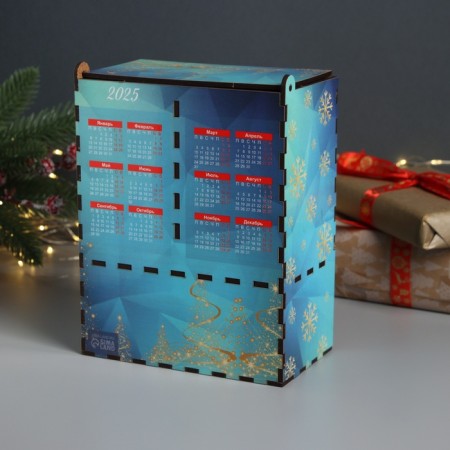 New Year's tea house "Fairytale NG" 20x15x8.5 cm-2