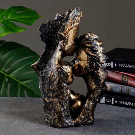 Figure "Happy Family" Bronze, 30x20x10cm-3