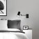 Wall lamp with a turning plafon Lank, 35W, GU10, 7x43x12 cm