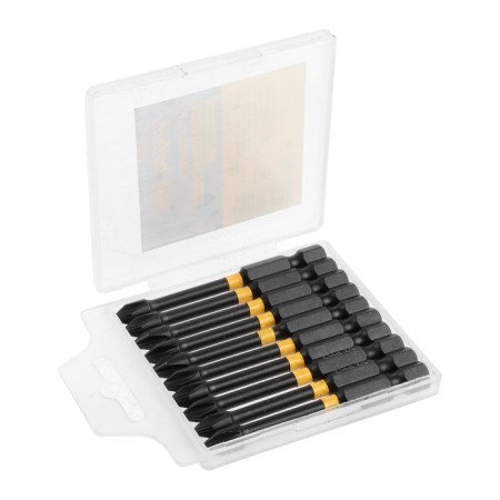 Bit Tundra Profi, Torsion, steel S2, PH2 x 65 mm, plastic case of 10 pcs.-8