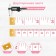 Portnovskaya centimeter tape, 200 cm (cm/inch), white color