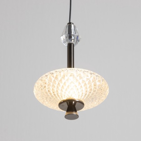 Lamp "Aladard" LED 10W 3000-6000K black chrome 13.5x13.5x21.5-121 cm-2