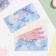 Money envelope "Happy Birthday!" blue flowers, 17 x 9 cm