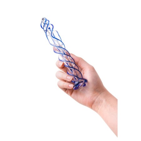 Unrealistic phallimitator Sexus Glass, glass, transparent, 18.5 cm-4