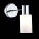 Wall lamp EVOLUCE. Sle1139-101-01. Gessi. 1x60 W, E14, 8x23 cm, color chromium