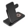 Wireless charger 3 in 1 Y36, 15 W, folding, backlight, USB, Type-C, black
