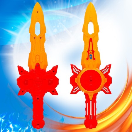 A set of wolves "Super Sword", a double launch, with a turntable, Mix color-6