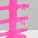 Glass stands 3 places, 16 × 14.5 × 20, pink color