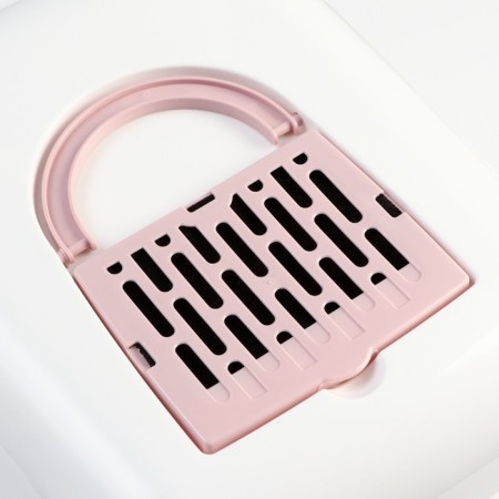 Lexi cats toilet closed white/pink 50.5 x 39 x 41 cm-4
