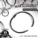 Ring for the cornice, d = 50/56 mm, 10 pcs, black nickel color