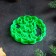 Books Form "Christmas tree", cutting, stamp, d = 9 cm, green color