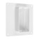 Zein ventilation duct connector, 55 x 110 mm, with an overhead plate and with a valve