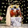 Box for beer "Happiness in the new year!" Father Frost